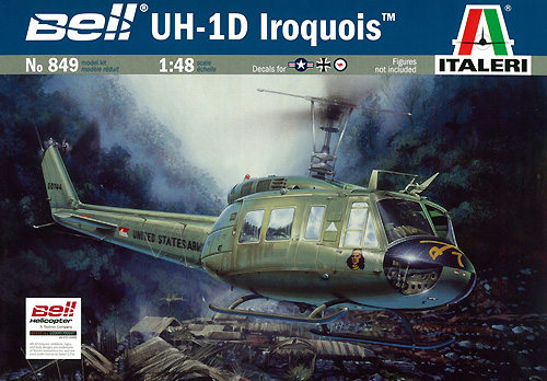 ベル UH-1D イロコイ プラモデル (イタレリ 1/48 飛行機シリーズ No.849) 商品画像