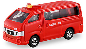 日産 NV350 キャラバン 消防指揮車 ミニカー (タカラトミー トミカ No.027) 商品画像