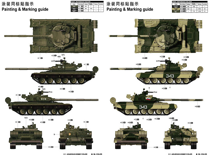 ロシア T-80B 主力戦車 プラモデル (トランペッター 1/35 AFVシリーズ No.05565) 商品画像_1