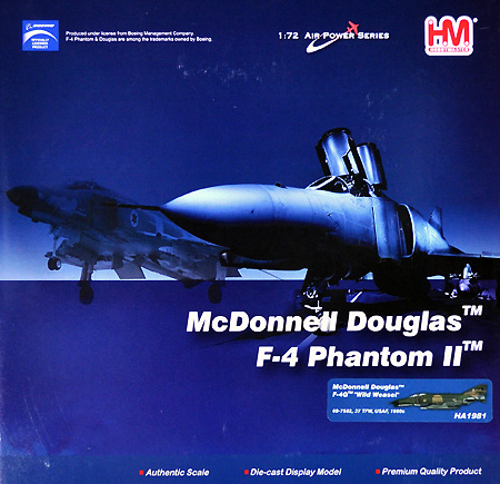 F-4G ファントム 2 ワイルド・ウィーゼル 2 完成品 (ホビーマスター 1/72 エアパワー シリーズ （ジェット） No.HA1981) 商品画像