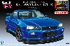 R34 スカイライン GT-R V-spec.2 (ベイサイド ブルー)