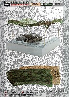 カモフラージュネットフィルム デザートタン
