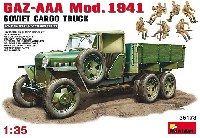 ミニアート 1/35 WW2 ミリタリーミニチュア GAZ-AAA Mod.1941 ソビエトカーゴ トラック