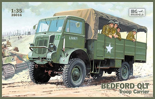 イギリス ベッドフォード QLT 兵員輸送用トラック プラモデル (IBG 1/35 AFVモデル No.35016) 商品画像