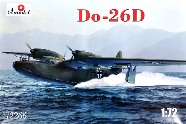 ドルニエ Do-26D 長距離飛行艇 プラモデル (Aモデル 1/72 ミリタリー プラスチックモデルキット No.72266) 商品画像