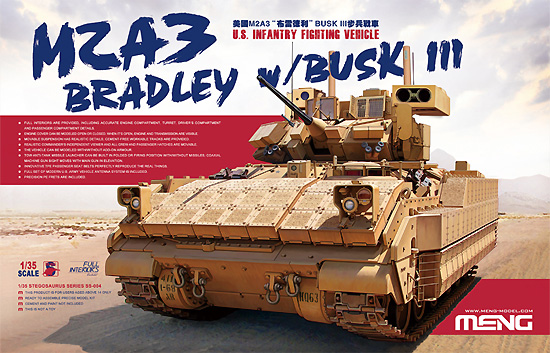 M2A3 ブラッドレー w/BUSK 3 プラモデル (MENG-MODEL 1/35 ステゴザウルス シリーズ No.SS-004) 商品画像