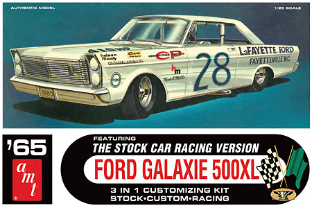 1965 フォード・ギャラクシー 500XL スットクカー フレッド・ロレンツェン プラモデル (amt 1/25 カーモデル No.AMT723/12) 商品画像