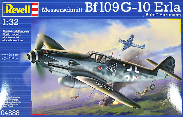メッサーシュミット Bf 109G-10 Erla プラモデル (レベル 1/32 Aircraft No.04888) 商品画像