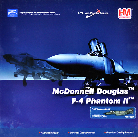 F-4E ファントム 2 クルナス 2000 完成品 (ホビーマスター 1/72 エアパワー シリーズ （ジェット） No.HA1939) 商品画像