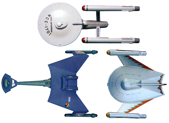 スタートレック 宇宙大作戦 3艦セット プラモデル (amt スタートレック（STAR TREK）シリーズ No.AMT763L/12) 商品画像_3