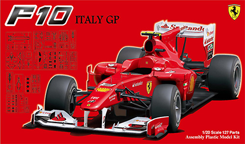フェラーリ F10 イタリアGP プラモデル (フジミ 1/20 GPシリーズ No.GP057) 商品画像