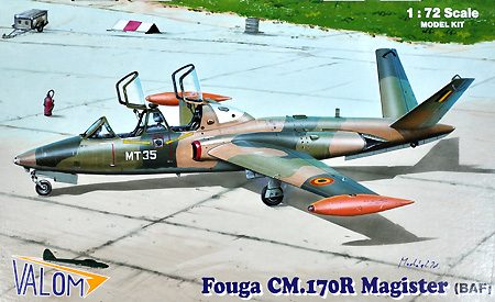 フーガ マジステール CM.170R 練習機 (ベルギー空軍) プラモデル (バロムモデル 1/72 エアクラフト プラモデル No.72087) 商品画像