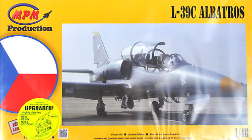 チェコ アエロ L-39C ジェット練習機 アップグレード プラモデル (MPM 1/48 エアクラフトキット No.48053) 商品画像