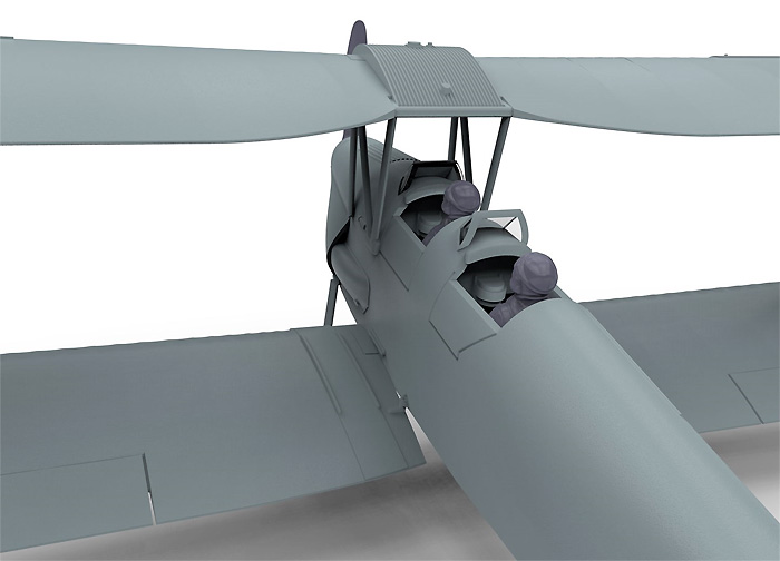 デハビラント DH.82a タイガーモス G-ACDD 2013 プラモデル (エアフィックス 1/72 ミリタリーエアクラフト No.A01024) 商品画像_4