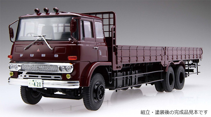 ふそう T951 後期型 平ボデー プラモデル (アオシマ 1/32 ヘビーフレイト シリーズ No.015) 商品画像_2