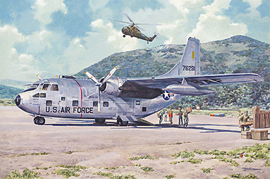 フェアチャイルド C-123B プロバイダー プラモデル (ローデン 1/72 エアクラフト No.056) 商品画像
