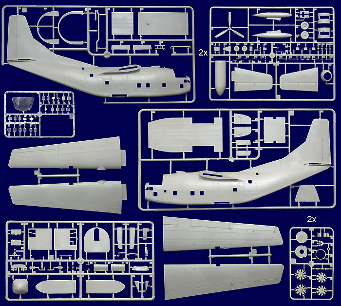 フェアチャイルド C-123B プロバイダー プラモデル (ローデン 1/72 エアクラフト No.056) 商品画像_2