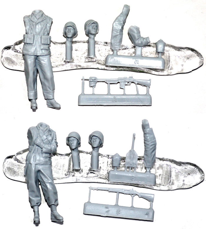 WW2 アメリカ軍 BAR & 歩兵 (2体セット) レジン (アルパイン 1/35 フィギュア No.AM35171) 商品画像_1