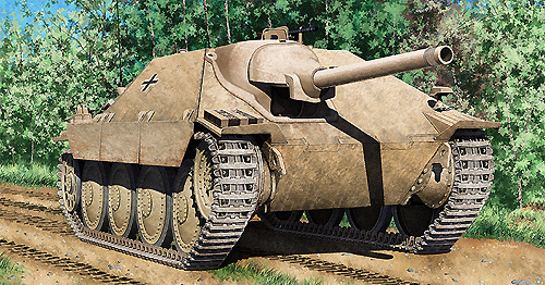 ドイツ 駆逐戦車 ヘッツァー 前期型 プラモデル (アカデミー 1/35 Armors No.13278) 商品画像