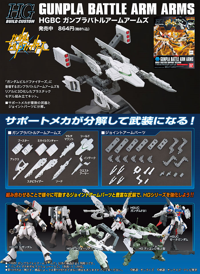 ガンプラバトルアームアームズ プラモデル (バンダイ HGBC ビルドカスタム No.010) 商品画像_1