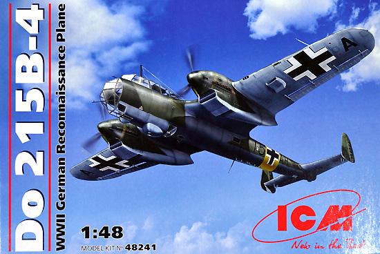 ドルニエ Do215B-4 双発偵察機 プラモデル (ICM 1/48 エアクラフト プラモデル No.48241) 商品画像