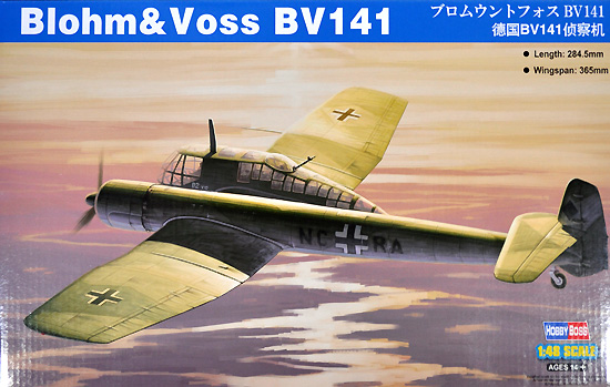 ブロムウントフォス BV-141 プラモデル (ホビーボス 1/48 エアクラフト プラモデル No.81728) 商品画像