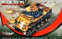 ミラージュ 1/72 AFVモデル M5 スチュアート軽戦車 チュニジア 1942年