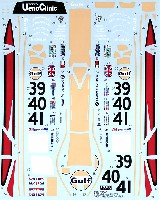 タブデザイン 1/24 デカール マクラーレン F1-GTR Gulf #39/40/41 ルマン 1997