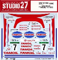 スタジオ27 ラリーカー オリジナルデカール トヨタ セリカ ST165 TAMOIL #7 1992