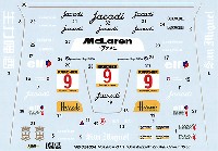 タブデザイン 1/24 デカール マクラーレン F1-GTR Sun Miguel #9 珠海 3hour 1995