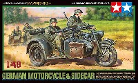 タミヤ 1/48 ミリタリーミニチュアシリーズ ドイツ 軍用サイドカー