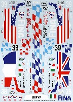タブデザイン 1/24 デカール マクラーレン F1-GTR FINA #38/#39 ル・マン 1996