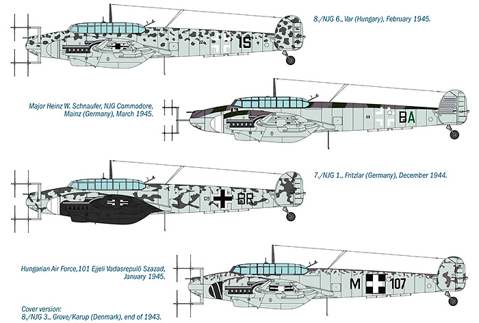メッサーシュミット Bf110G-4 プラモデル (イタレリ 1/72 航空機シリーズ No.1314) 商品画像_2
