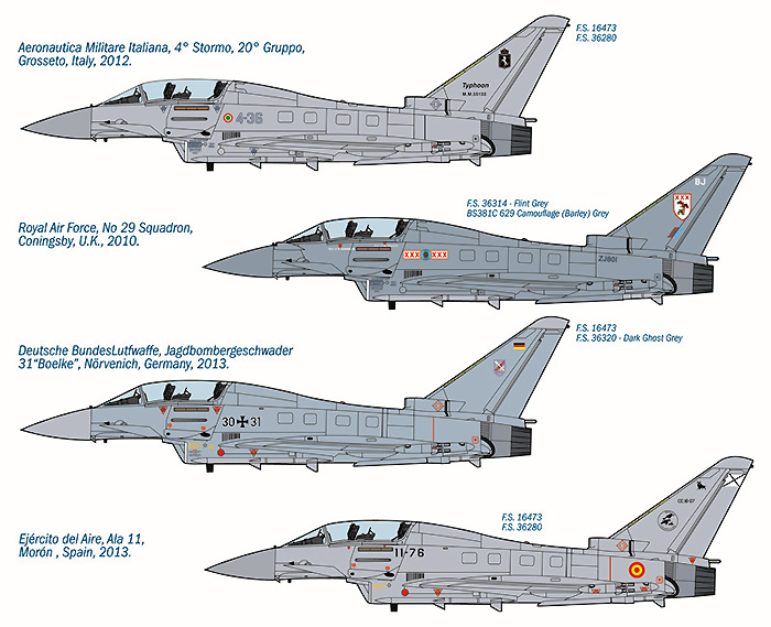 EF2000 タイフーン 2B プラモデル (イタレリ 1/72 航空機シリーズ No.1340) 商品画像_2