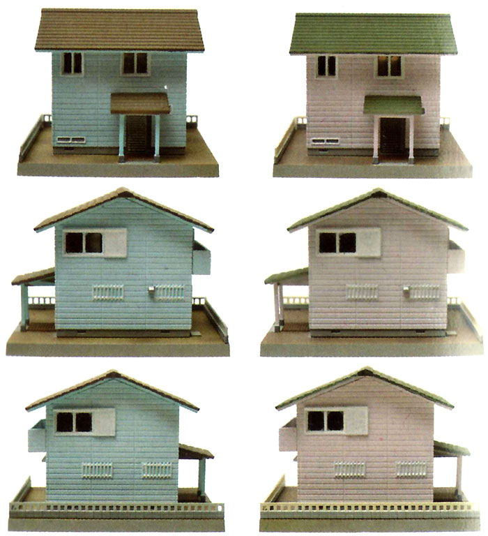 建売住宅 C2 (木造) プラモデル (トミーテック 建物コレクション （ジオコレ） No.079-2) 商品画像_2