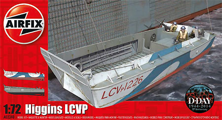 LCVP ヒギンズ・ボート プラモデル (エアフィックス 1/72 AFV No.A02340) 商品画像
