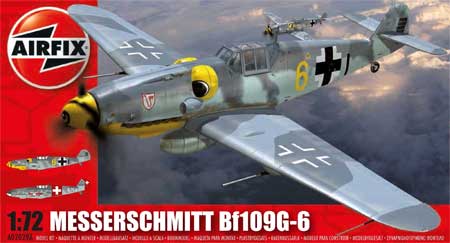 メッサーシュミット Bf109G-6 プラモデル (エアフィックス 1/72 ミリタリーエアクラフト No.A02029A) 商品画像