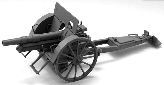 シュコダ vz.14/19 100mm榴弾砲 プラモデル (IBG 1/35 AFVモデル No.35025) 商品画像_2