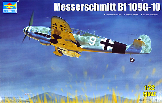 メッサーシュミット Bf109G-10 プラモデル (トランペッター 1/32 エアクラフトシリーズ No.02298) 商品画像