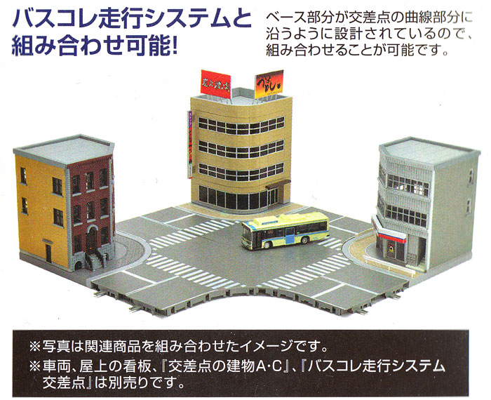 交差点の建物 B プラモデル (トミーテック 建物コレクション （ジオコレ） No.134) 商品画像_3