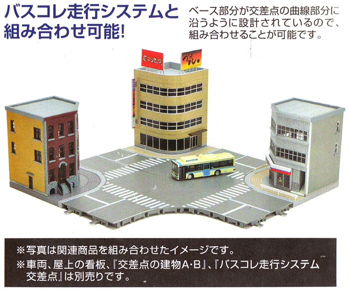 交差点の建物 C プラモデル (トミーテック 建物コレクション （ジオコレ） No.135) 商品画像_3