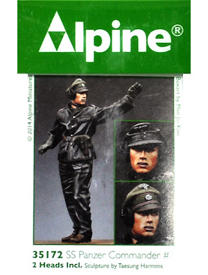 武装親衛隊 装甲部隊指揮官 (革ジャケット着用) #1 レジン (アルパイン 1/35 フィギュア No.AM35172) 商品画像