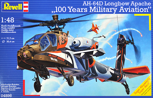 AH-64D ロングボウ アパッチ (オランダ陸軍航空100周年) プラモデル (レベル 1/48 飛行機モデル No.04896) 商品画像