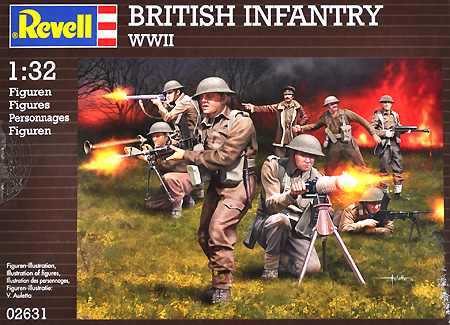 WW2 イギリス歩兵 プラモデル (Revell AFV キット No.02631) 商品画像