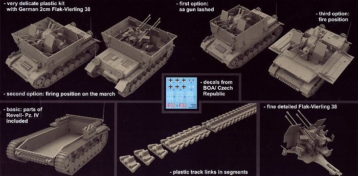 ドイツ メーベルワーゲン 4号 20mm 4連装対空戦車 プラモデル (マコ 1/72 AFVキット No.7216) 商品画像_1