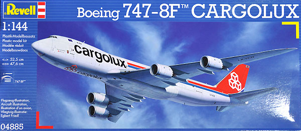 B747-8F (貨物機仕様) プラモデル (レベル 1/144 旅客機 No.04885) 商品画像