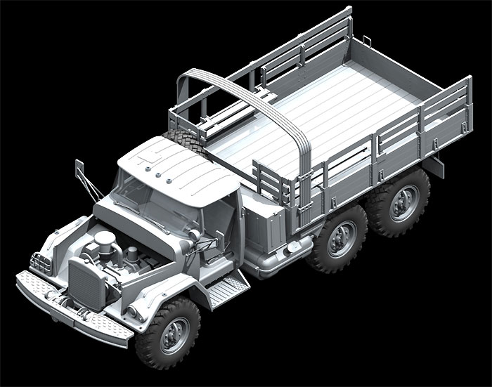 ソビエト ZiL-131 カーゴトラック プラモデル (ICM 1/35 ミリタリービークル・フィギュア No.35515) 商品画像_2