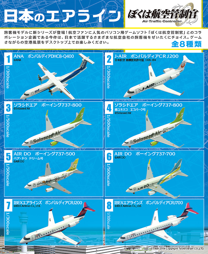 日本のエアライン ぼくは航空管制官 (1BOX) プラモデル (エフトイズ 日本のエアライン No.FC-50) 商品画像_2