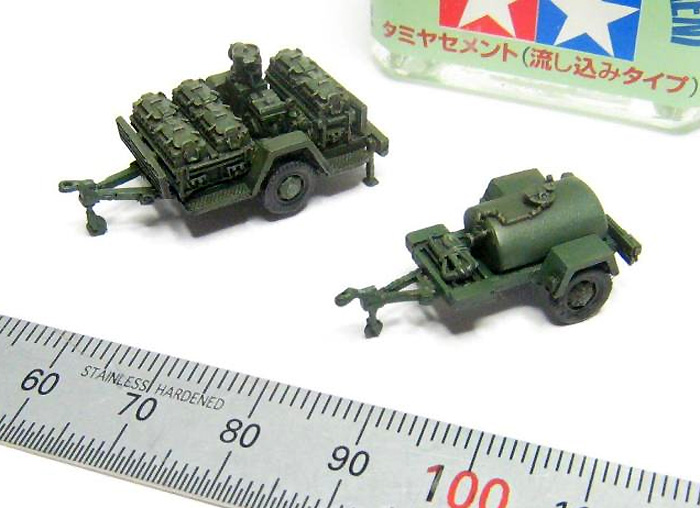 陸上自衛隊 野外炊具1号 & 給水車(1t) セット レジン (マツオカステン 1/144 オリジナルレジンキャストキット （AFV） No.MTUAFV-067) 商品画像_2