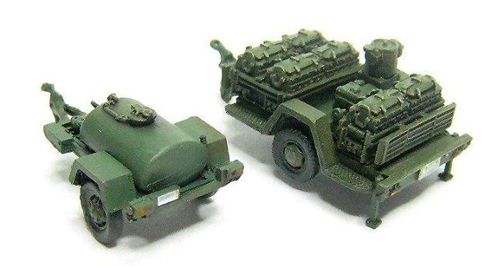 陸上自衛隊 野外炊具1号 & 給水車(1t) セット レジン (マツオカステン 1/144 オリジナルレジンキャストキット （AFV） No.MTUAFV-067) 商品画像_3